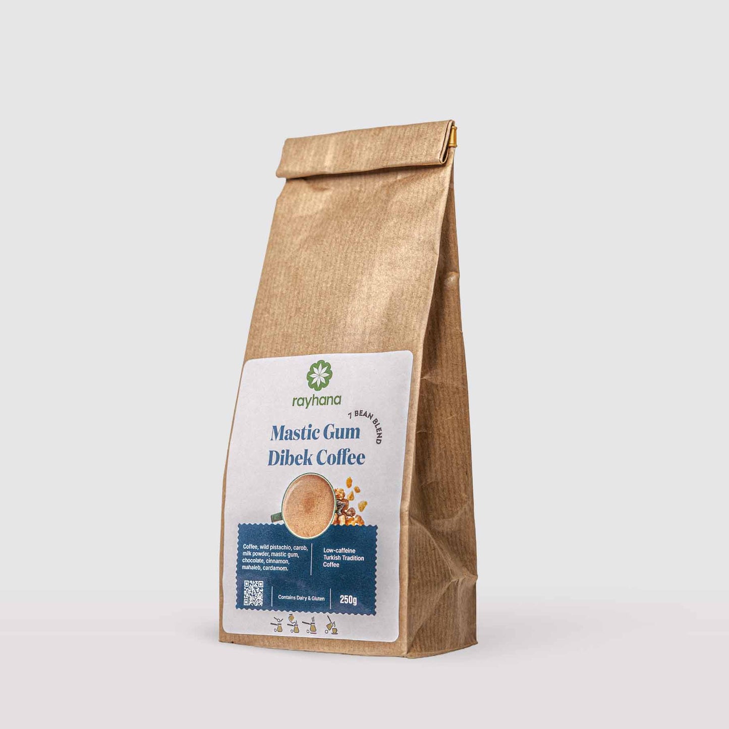 Mastic Dibek Turkish Coffee – 7-Bean Blend by Rayhana