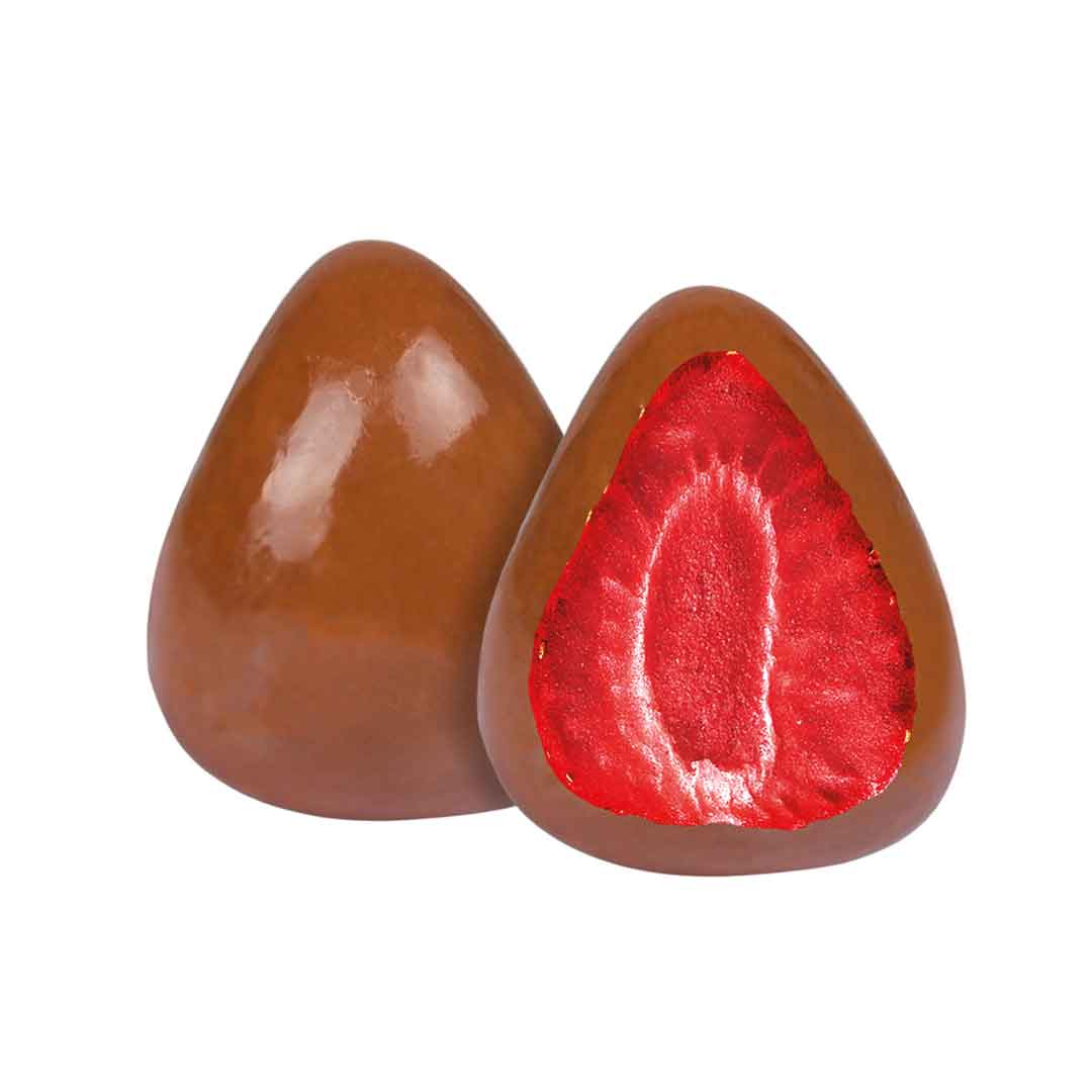 Milk Chocolate Covered Freeze-Dried Strawberries