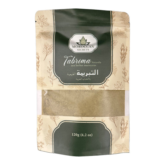 Morocan Secrets Natural Tabrima with Herbs 120g - ZaytunaMart.ca