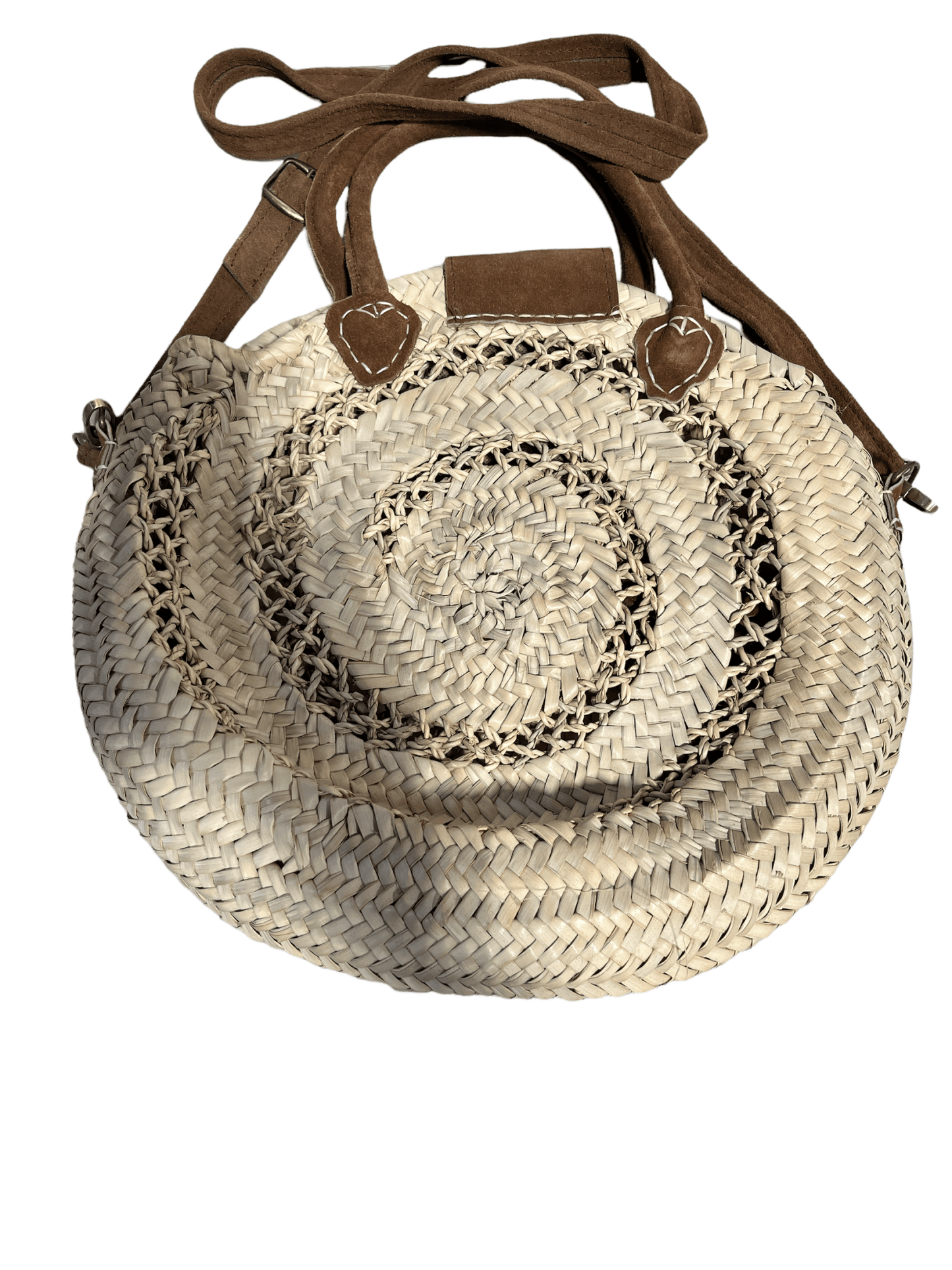 Sac rond marocain en osier 30cm