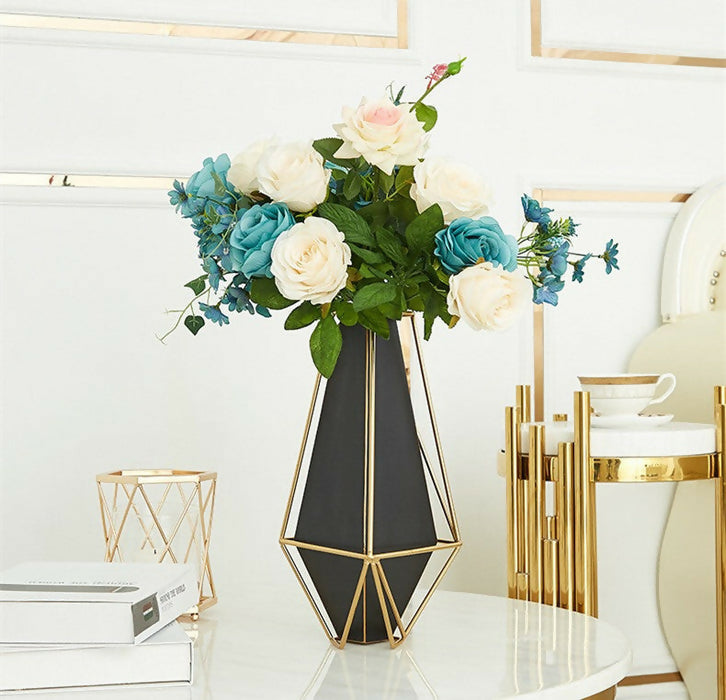 Anyhouz Gold Black Luxury Tabletop Home Decor Modern