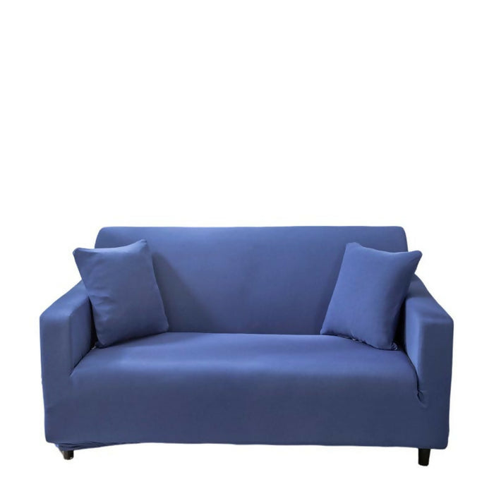 Anyhouz Sofa Cover Plain Royal Blue Style and Protection