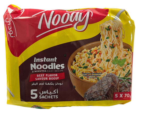 Noody Halal Instant Noodles Beef 5x70g Soup ZaytunaMart.ca