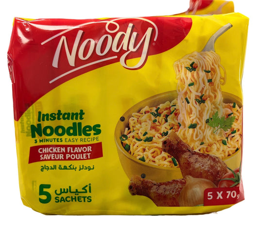 Noody Halal Instant Noodles Chicken 5x70g - ZaytunaMart.ca
