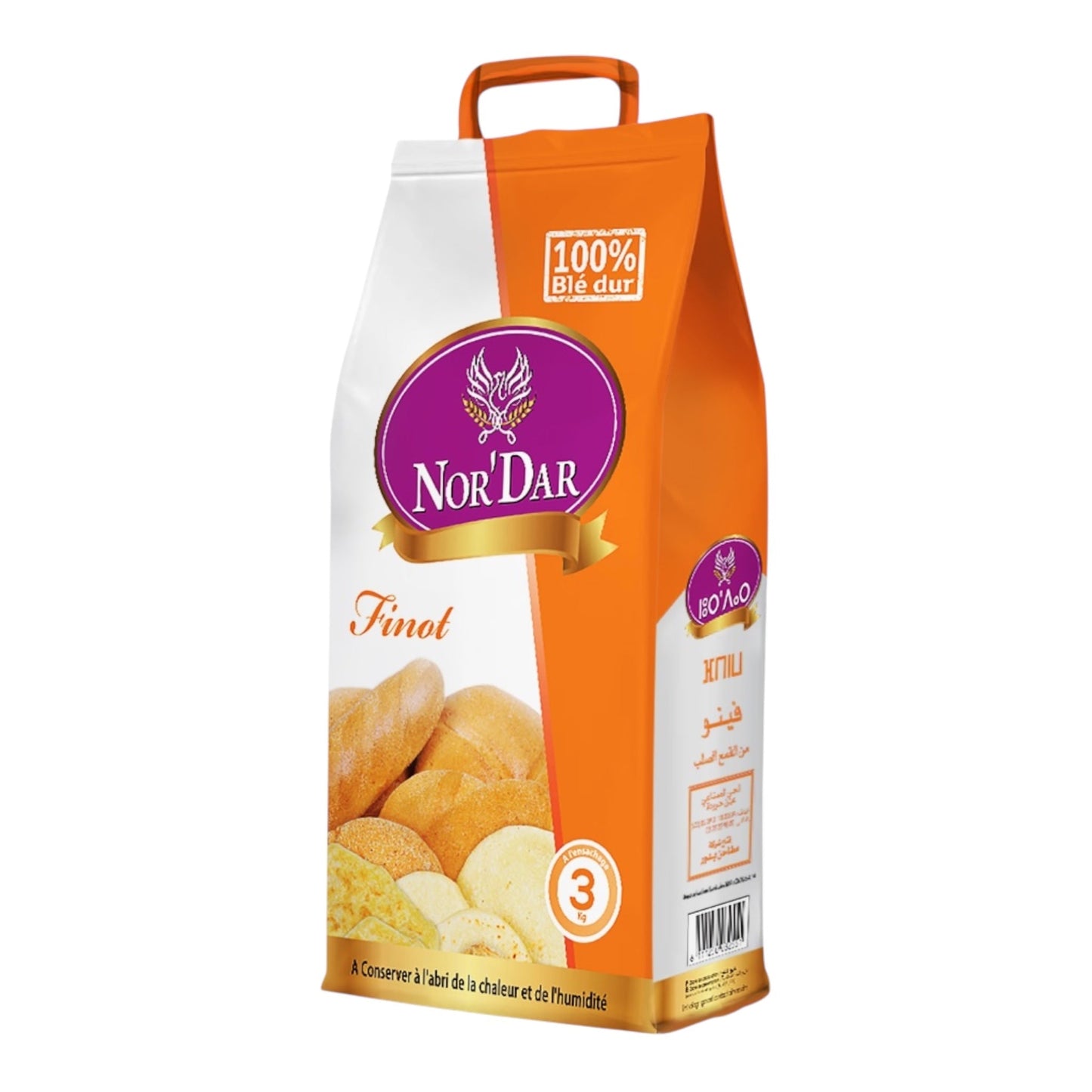 Semoule de Blé Dur Finot NorDar 5Kg