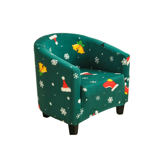 Anyhouz Sofa Cover Green Christmas Design Dust Proof Chair Tub Slipcover Home Decor