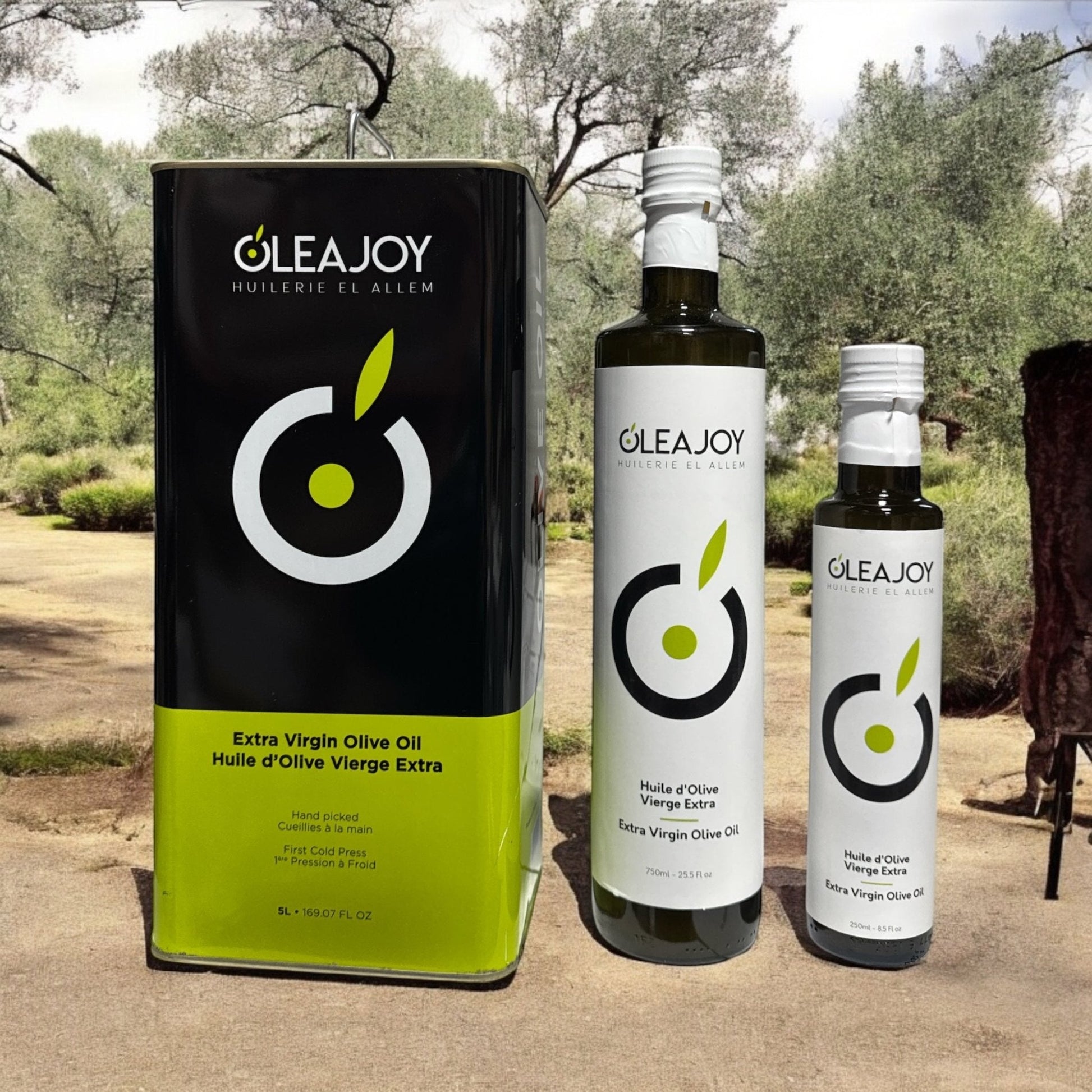 OLEAJOY Extra Virgin Olive Oil 5L - Authentic from Zaytuna Mart Canada