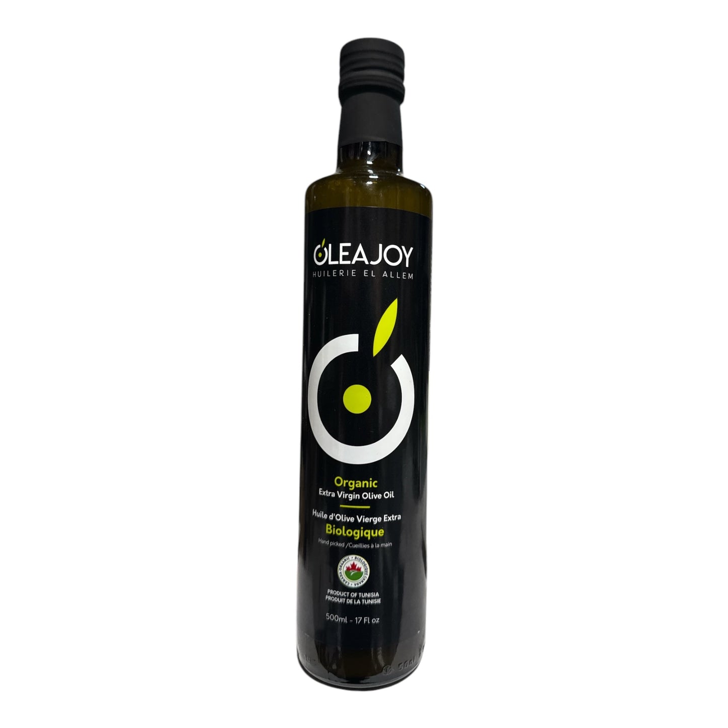 OLEAJOY Organic Extra Virgin Olive Oil 500ml - Authentic from Zaytuna Mart Canada