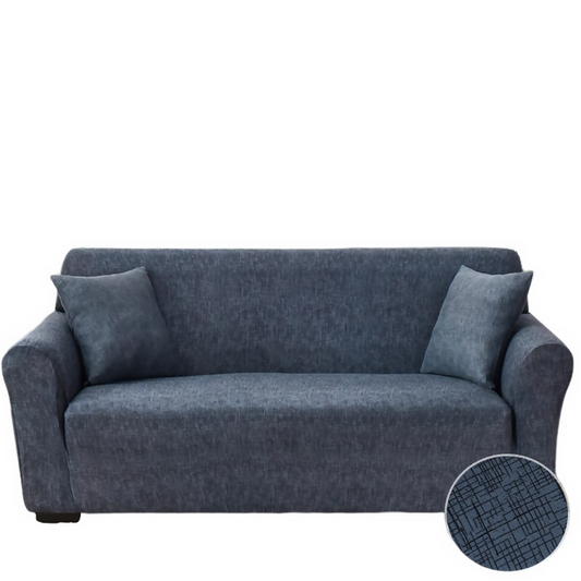 Anyhouz Sofa Cover Navy Blue Style and Protection For Living Room