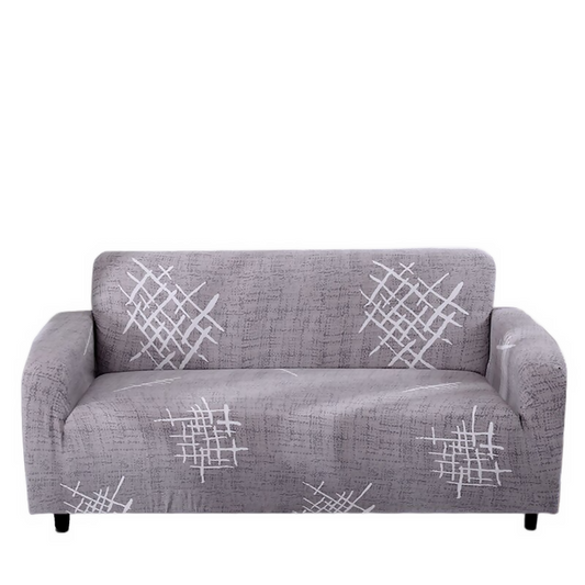 Anyhouz Sofa Cover Solid Light Gray Style and Protection For Living Room