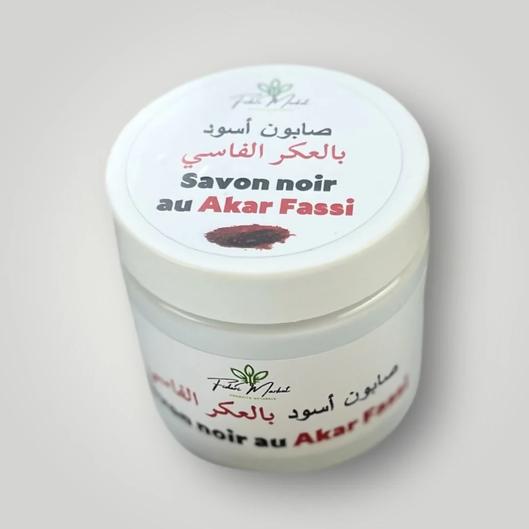 Black Soap with Akar Fassi – Natural Radiance & Silky Softness