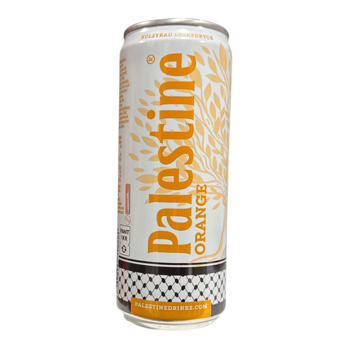 Boisson gazeuse à l'orange Palestine – Boisson pétillante à l'orange 330 ml