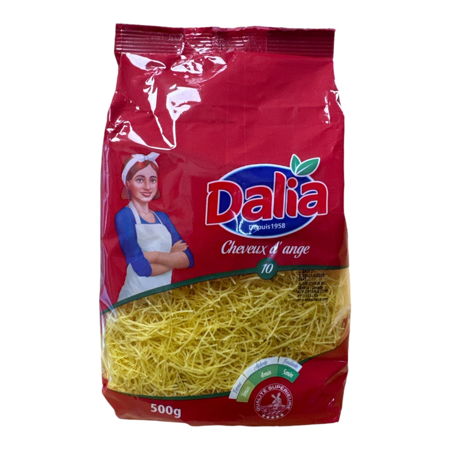 Pâtes Dalia Cheveux d'ange 500g. Seffa