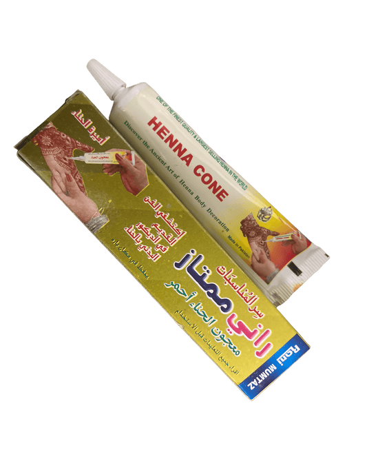 RaniMumtaz Red Henna Paste Cone - ZaytunaMart.ca