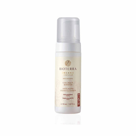 Bioterra Organic Collagen Booster Anti‑Aging Foam Cleanser 150 ml