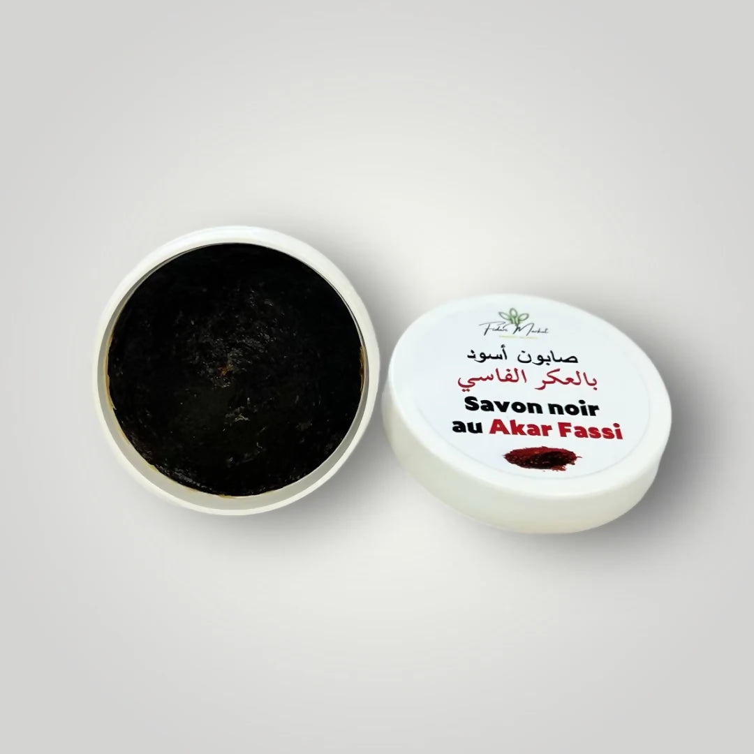 Black Soap with Akar Fassi – Natural Radiance & Silky Softness