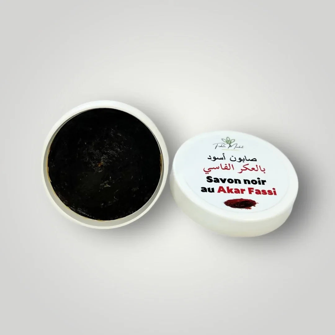 Black Soap with Akar Fassi – Natural Radiance & Silky Softness