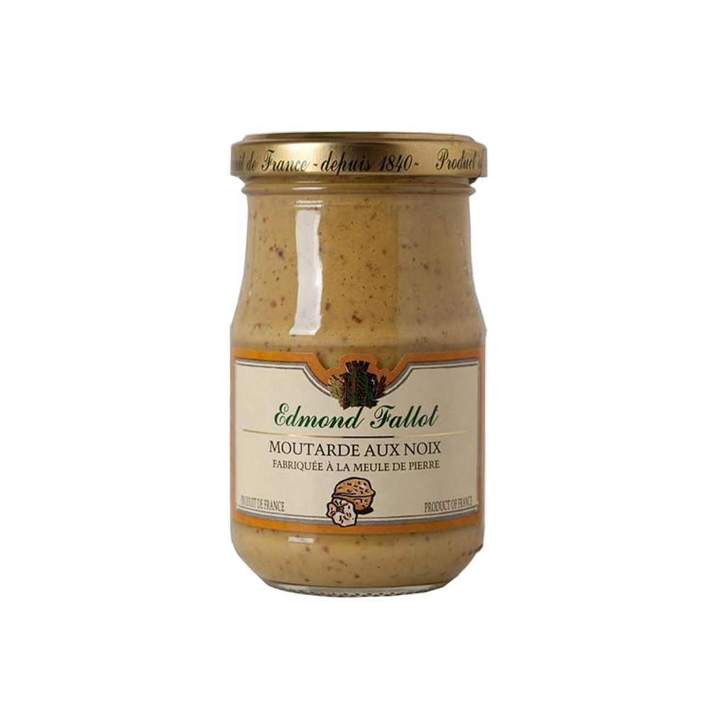 Edmond fallot-Moutarde de dijon au noix (Dijon Mustard with Walnuts) 210 ml