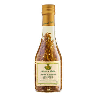 Edmond fallot-Vinaigre de vin blanc aux herbes de Provence (White Wine Vinegar with Herbs of Provence) 250 ml