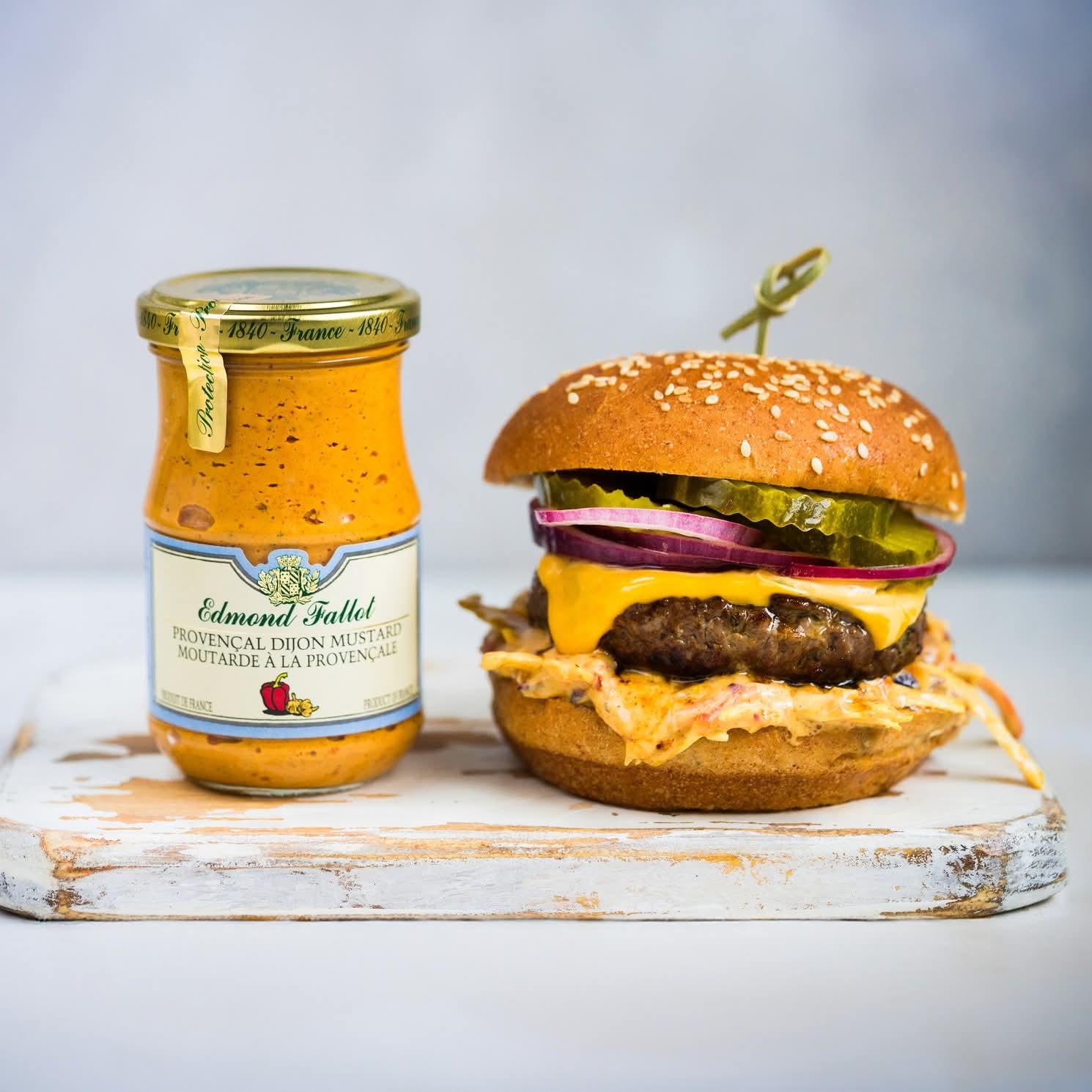 Edmond fallot-Moutarde provençale (Provençal Mustard) 210 ml