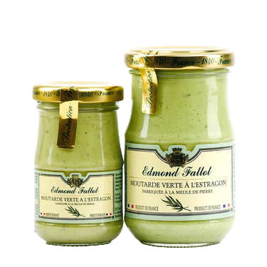 Moutarde verte à l'estragon (Green Mustard with Tarragon) 210 ml