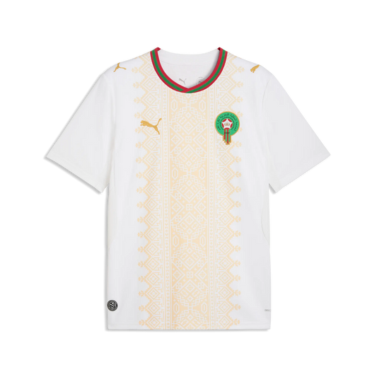 Maillot Maroc CAN 2025 Extérieur - BLANC