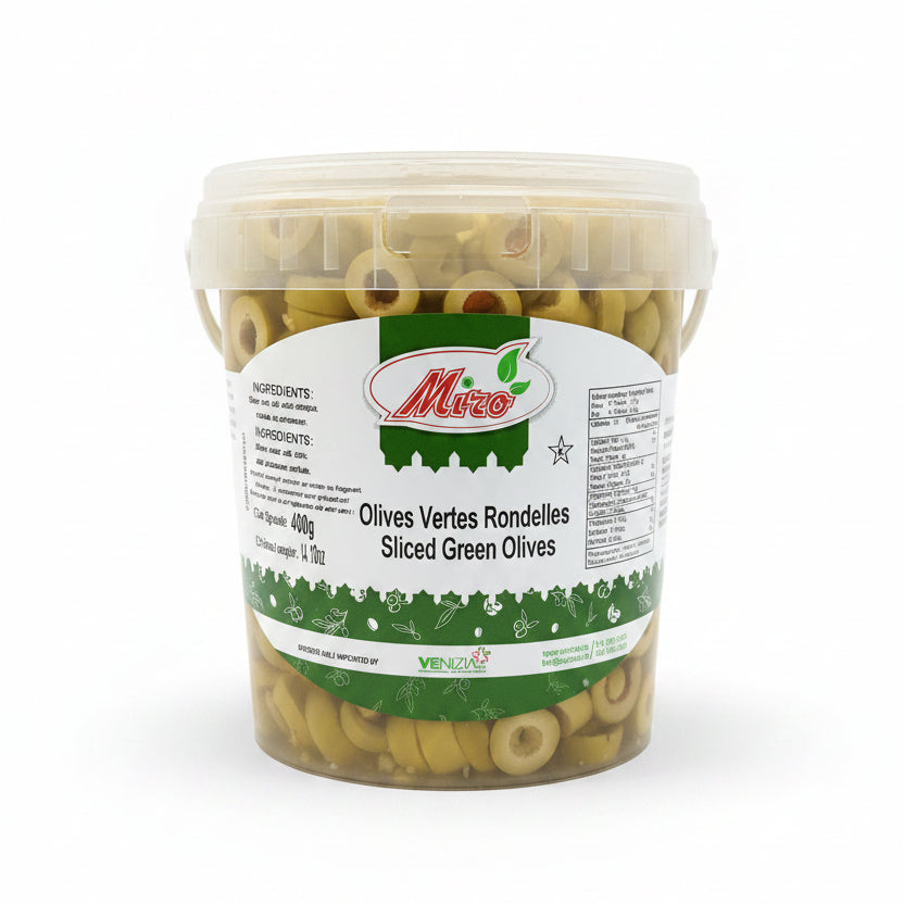 MIRO Sliced Green Olives 400g
