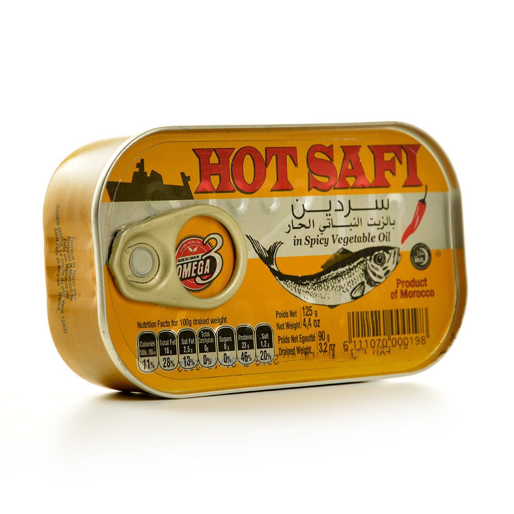 Safi Sardines in spicy sunflower oil 5x125g