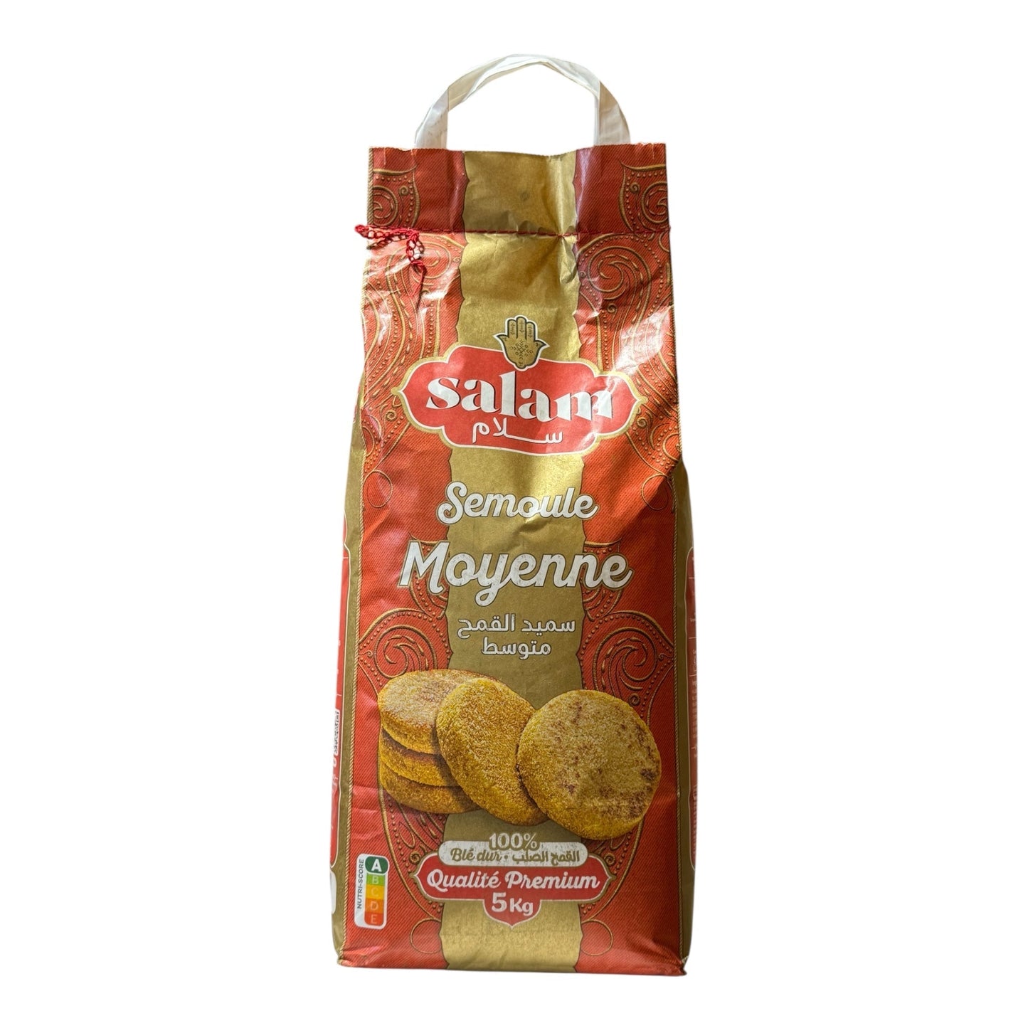 Salam Medium Semolina – Durum Wheat Semoule Moyenne 5 kg