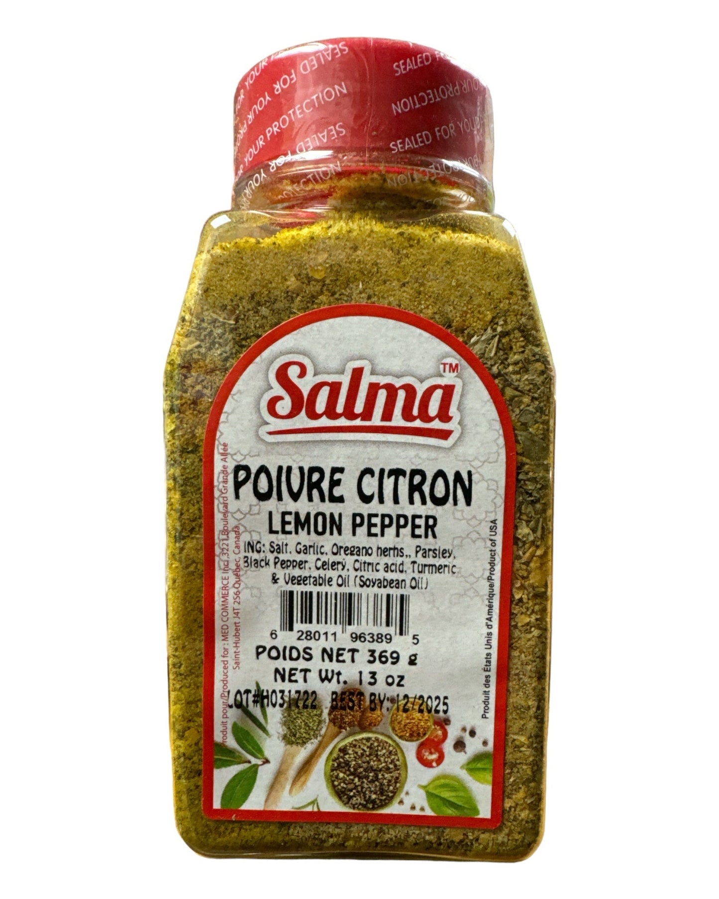 Mélange Salma citron et poivre 369g
