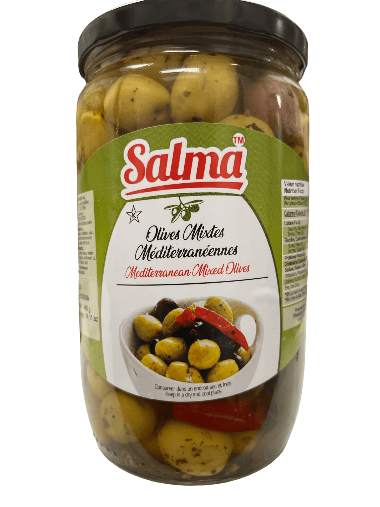 Salma Olives Mélange Méditerranéen 450g