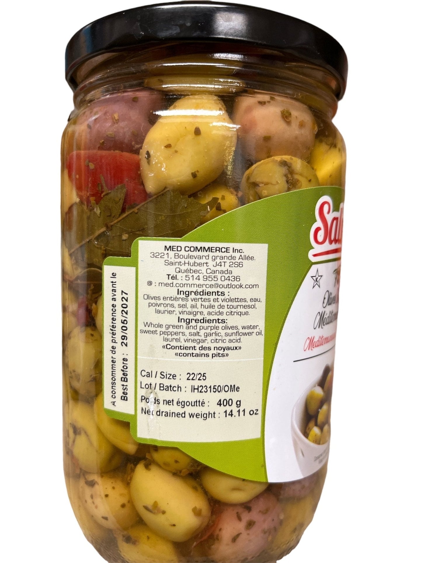 Salma Olives Mélange Méditerranéen 450g