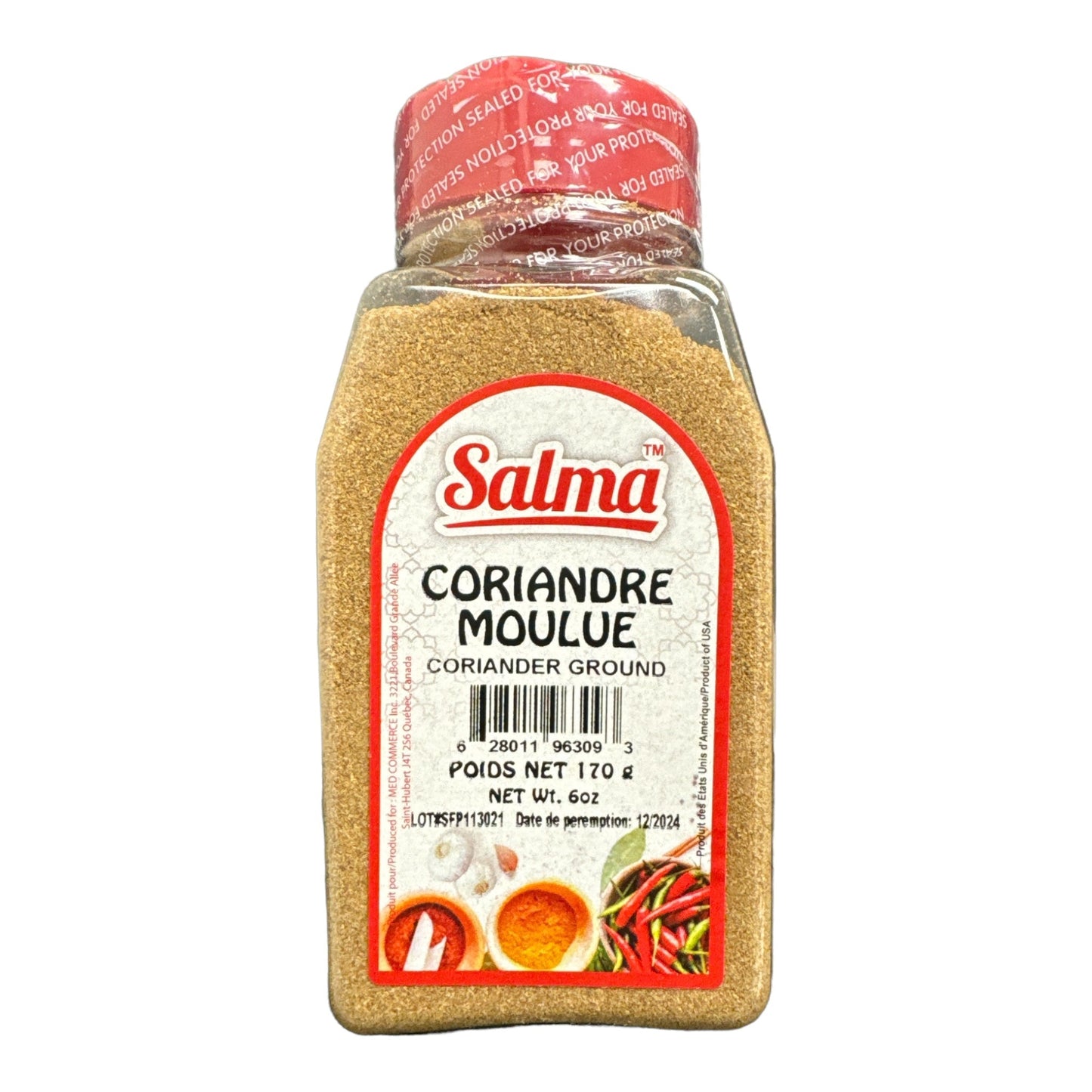 Salma Coriandre Moulue Pure 170g