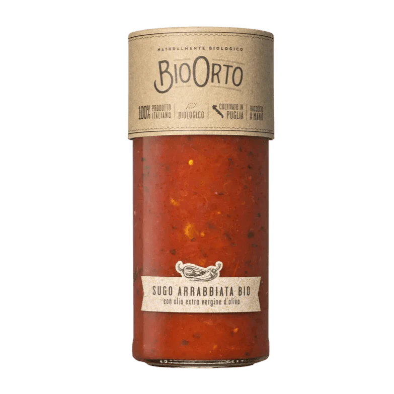 SAUCE ARRABBIATA BIOLOGIQUE - Bio Orto