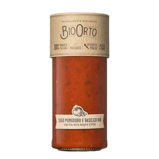 SAUCE TOMATE ET BASILIC BIOLOGIQUE - Bio Orto