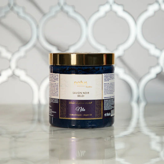 Beldi Tradition Black Soap with Nila