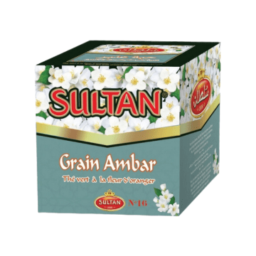 Sultan Grain Ambar Orange Blossom Green Tea No.16 – Premium Moroccan Tea 150g