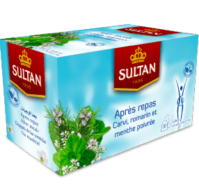 SULTAN Infusion Collection Après-Repas : Carvi, Romarin & Menthe Poivrée - 20 Sachets