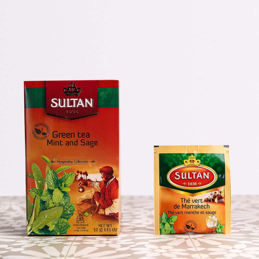 SULTAN Tisane Green tea Mint & Sage  20x bag