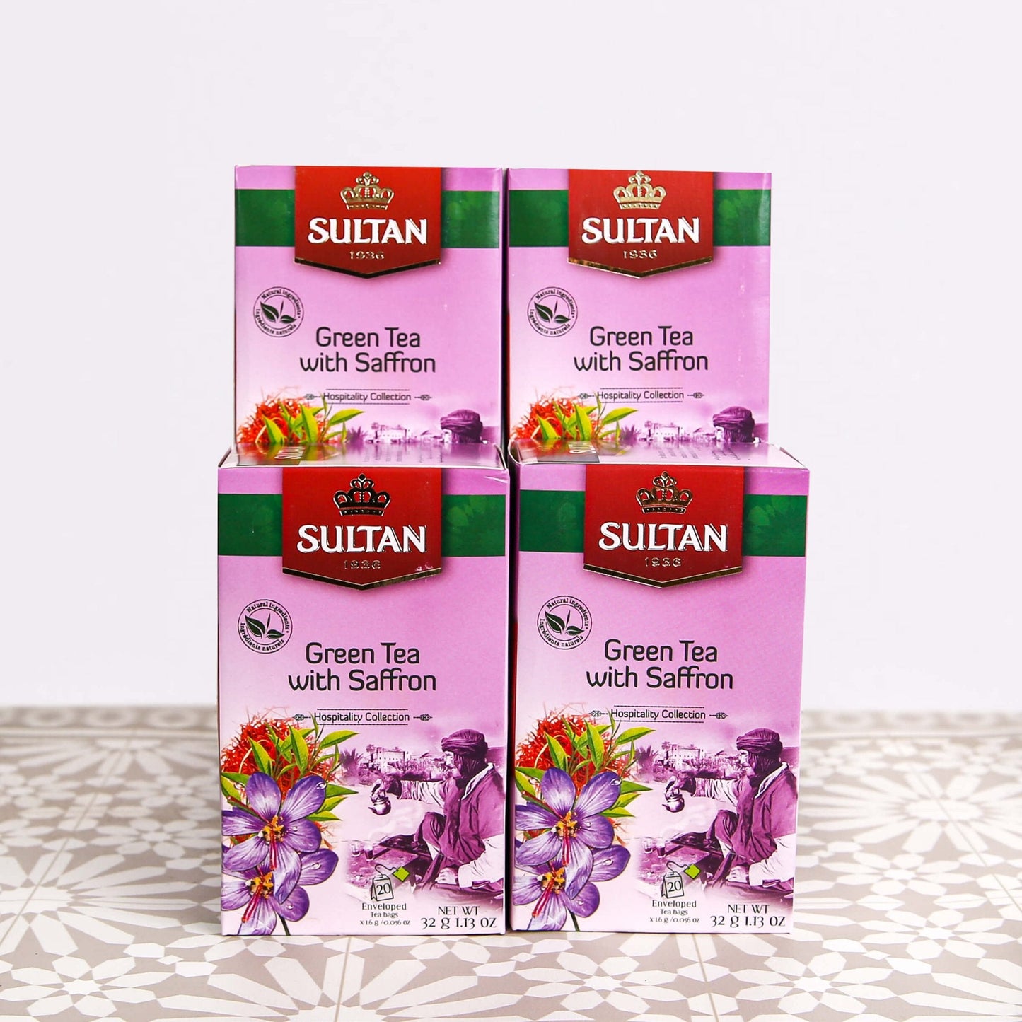 SULTAN Tisane Green tea with Saffron 20x bag