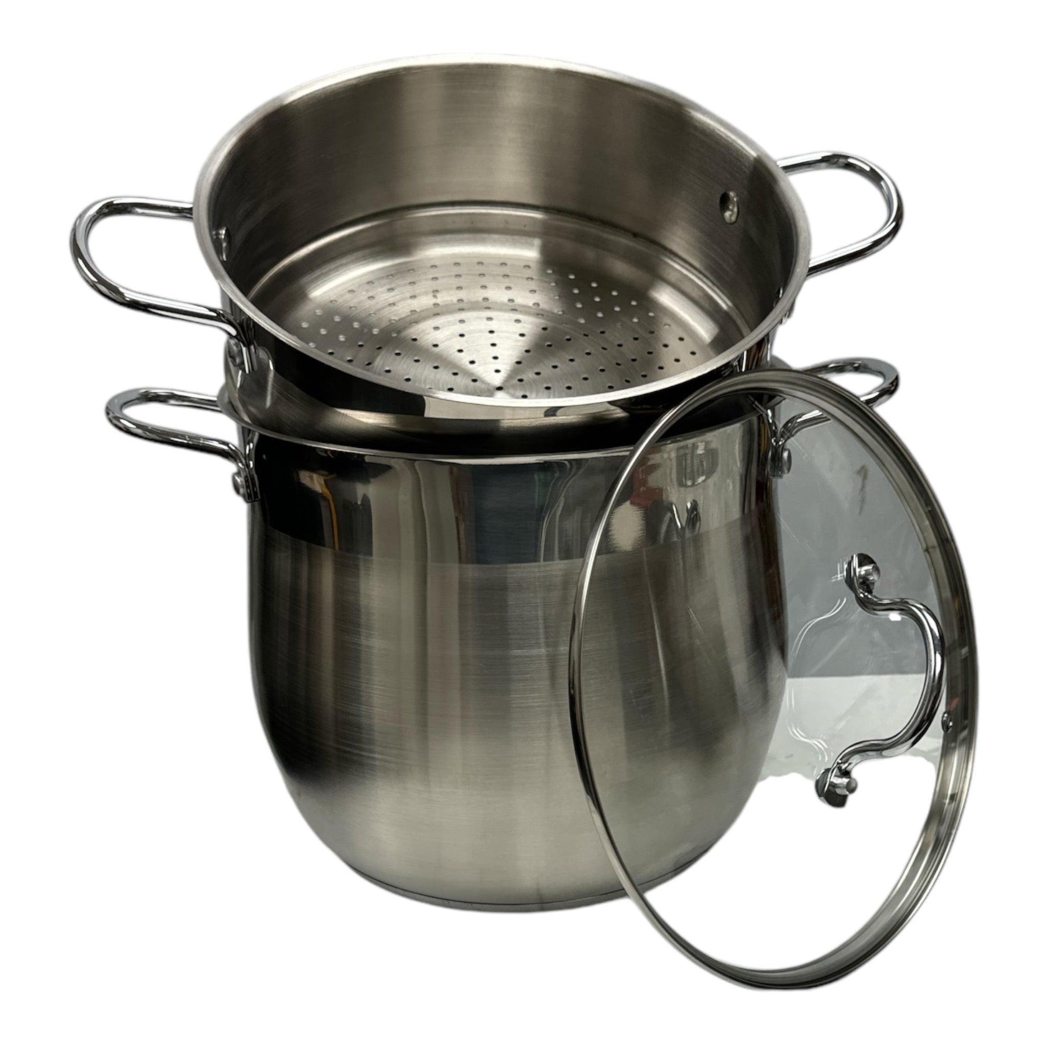TAYEB Couscoussier Pot Stainless Steel Steamer 4L