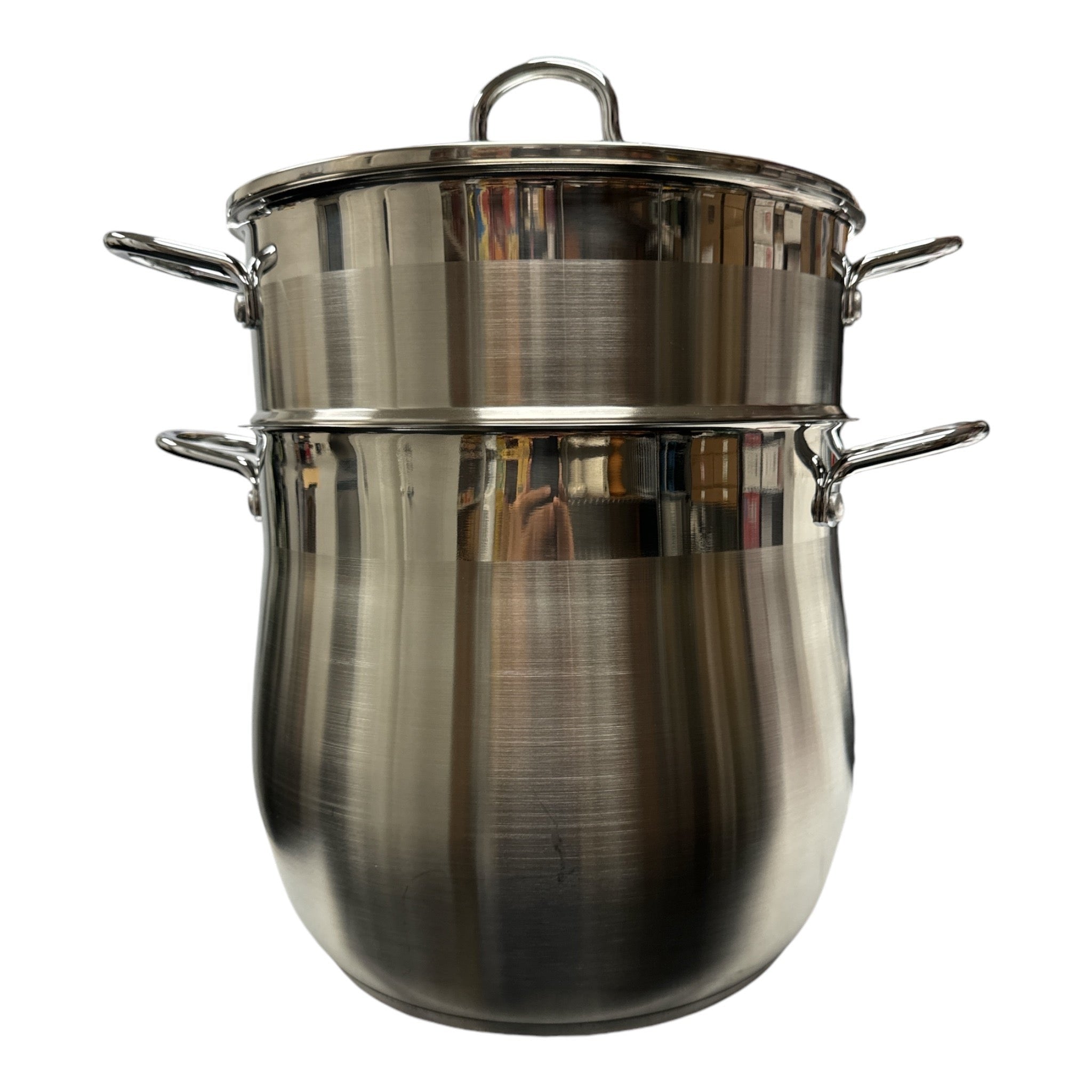 TAYEB Couscoussier Pot Stainless Steel Steamer 4L