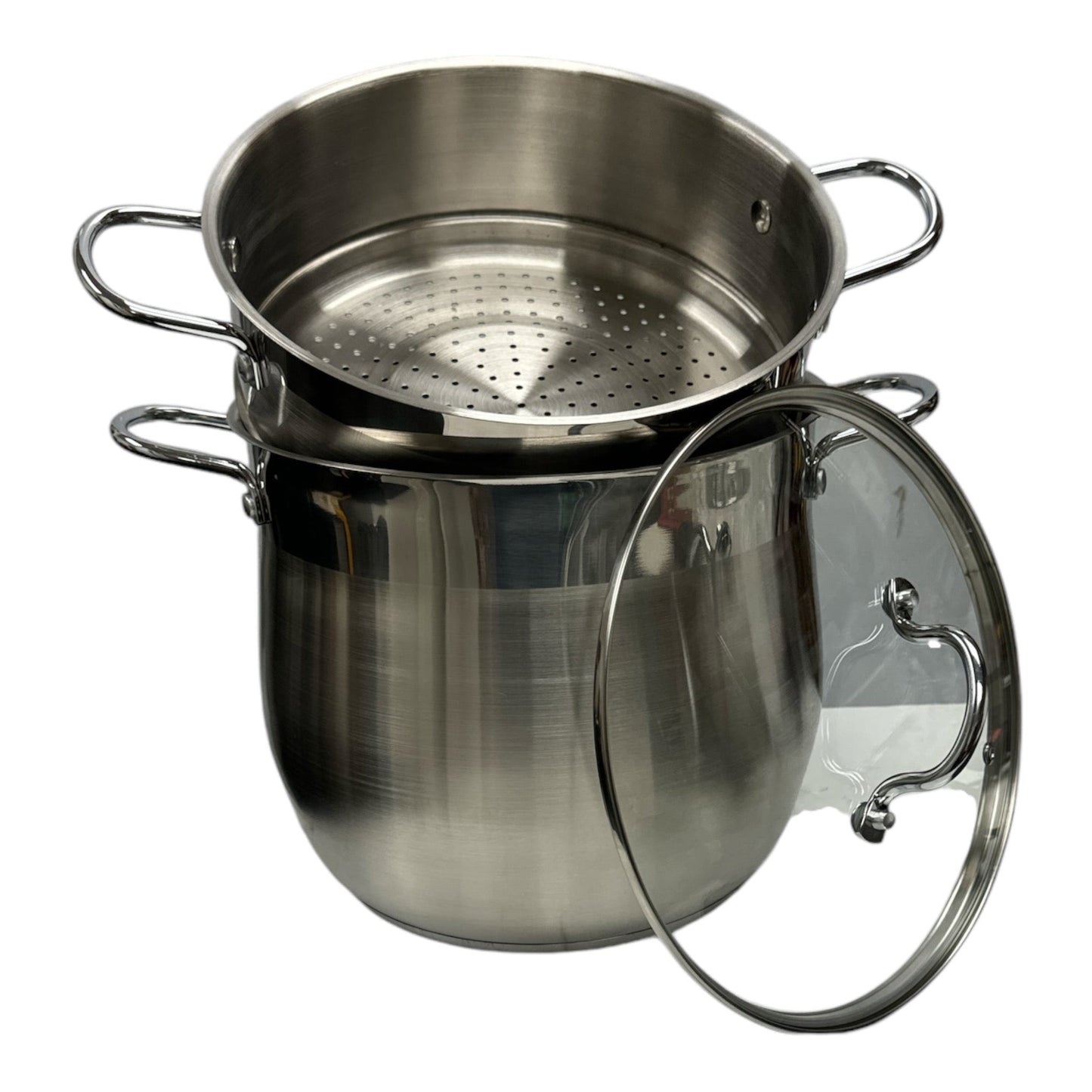 TAYEB Couscoussier Pot Stainless Steel Steamer 6L