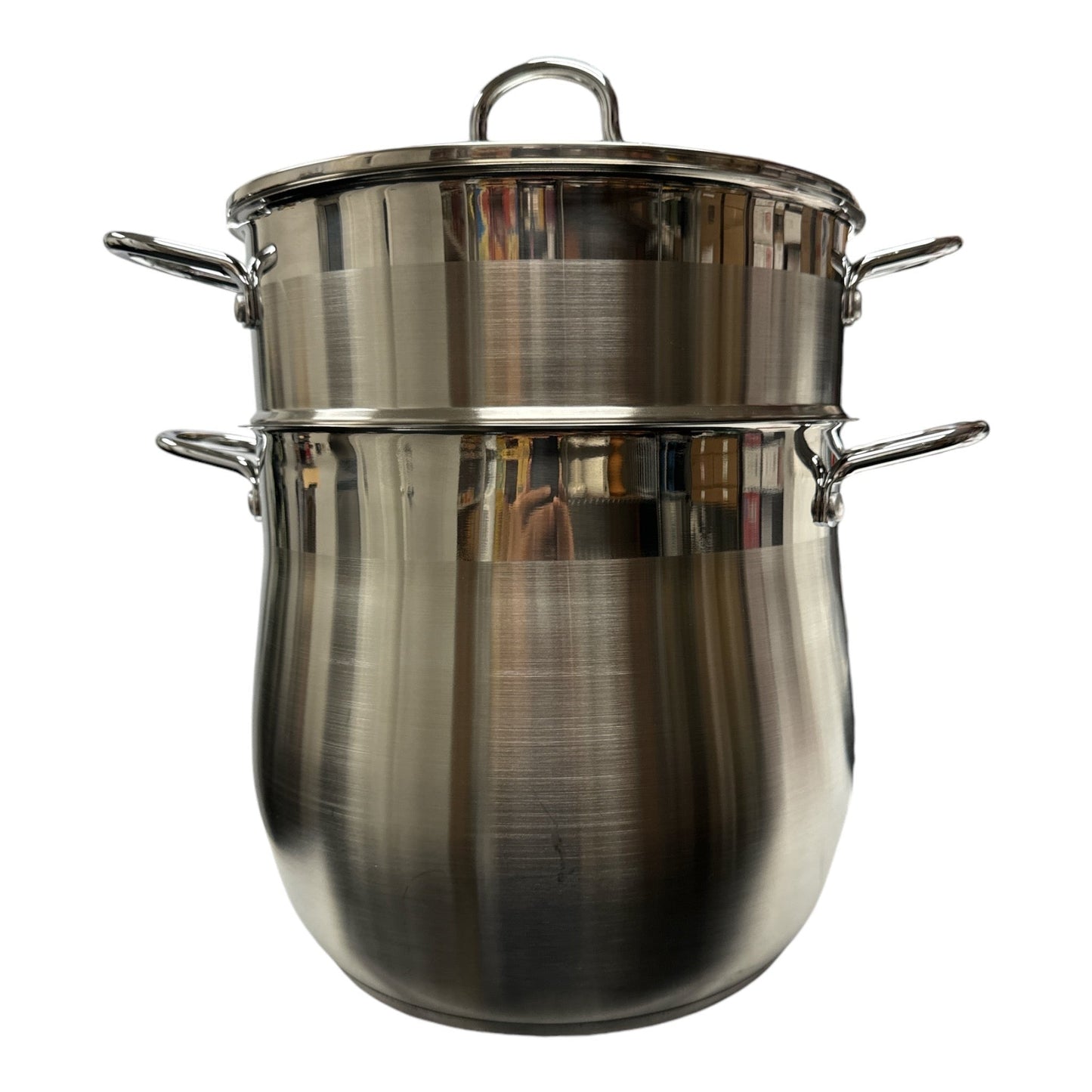 TAYEB Couscoussier Pot Stainless Steel Steamer 6L