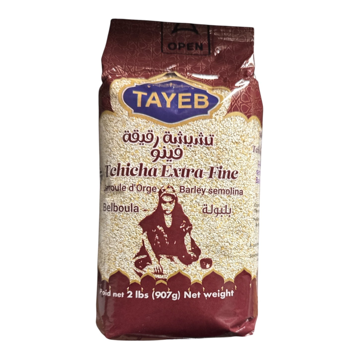 TAYEB Semoule Orge Dchicha Belboula Extra Fine 1kg