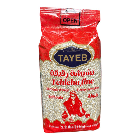 TAYEB Semolina Barley Dchicha Belboula Fine 1kg FOODS ZaytunaMart.ca