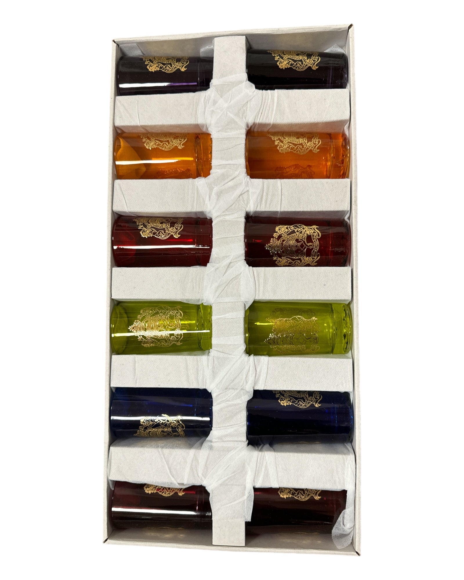 Tea cups Royal Collection 12Pack Medium - ZaytunaMart.ca