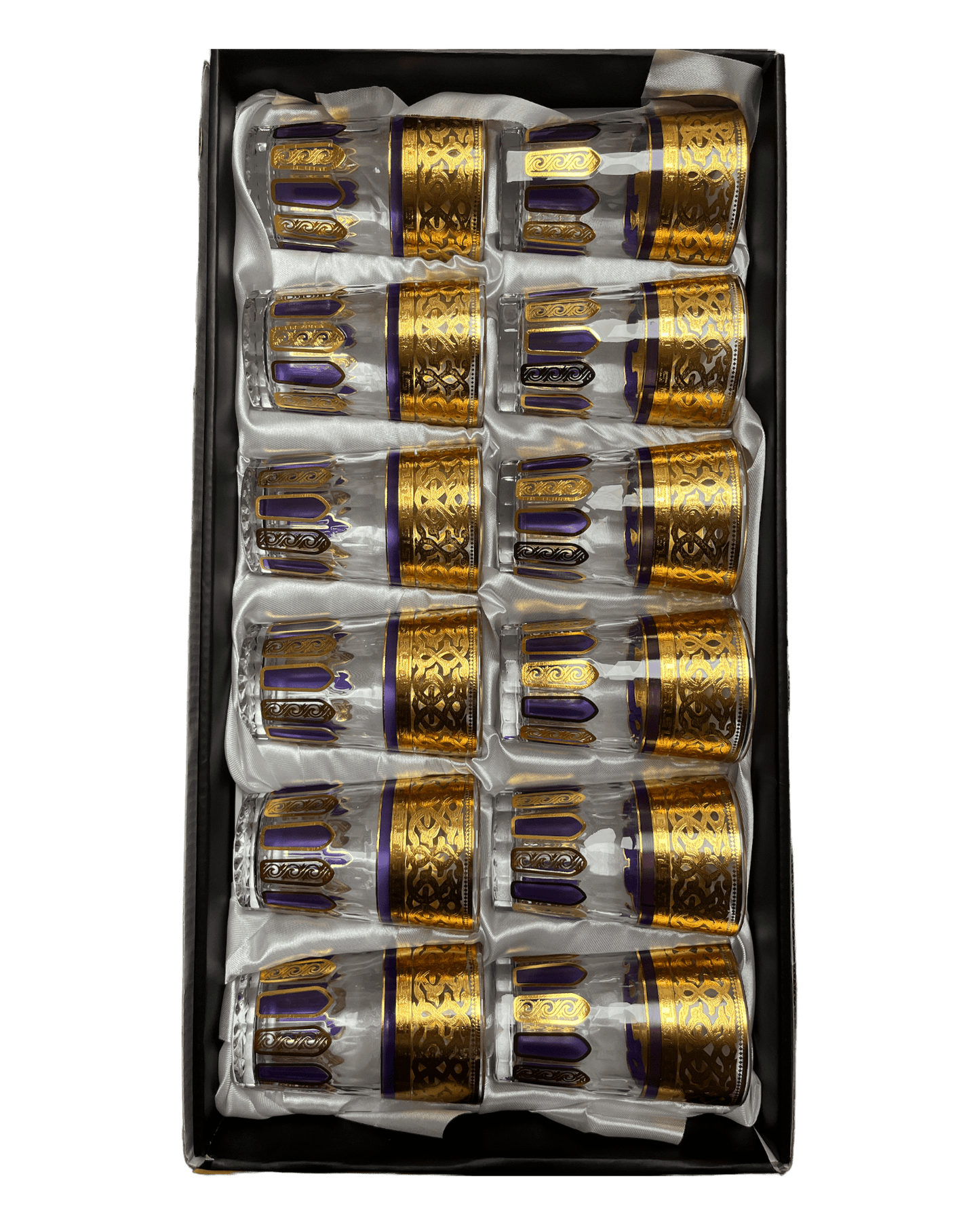 Tea cups traditional Mazyana 12Pack Large ZaytunaMart.ca