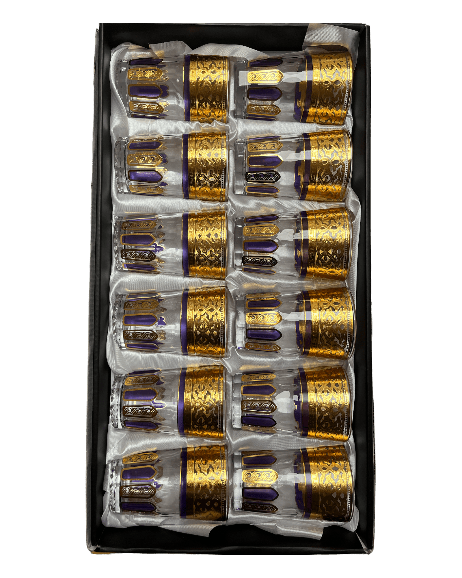 Tea cups traditional Mazyana 12Pack Large ZaytunaMart.ca