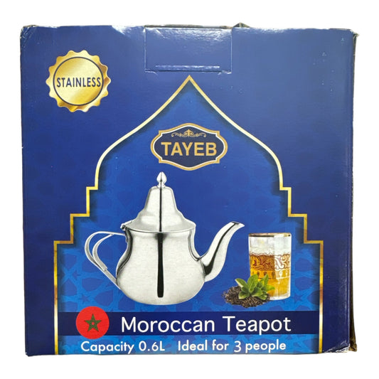 Théière en acier inoxydable Tayeb 0,6 L